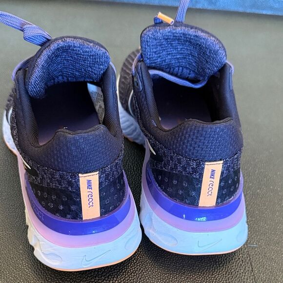 Nike Women's React Infinity Run Flyknit 3 - Cave Purple Orange size 8 NWOT - Picture 6 of 12
